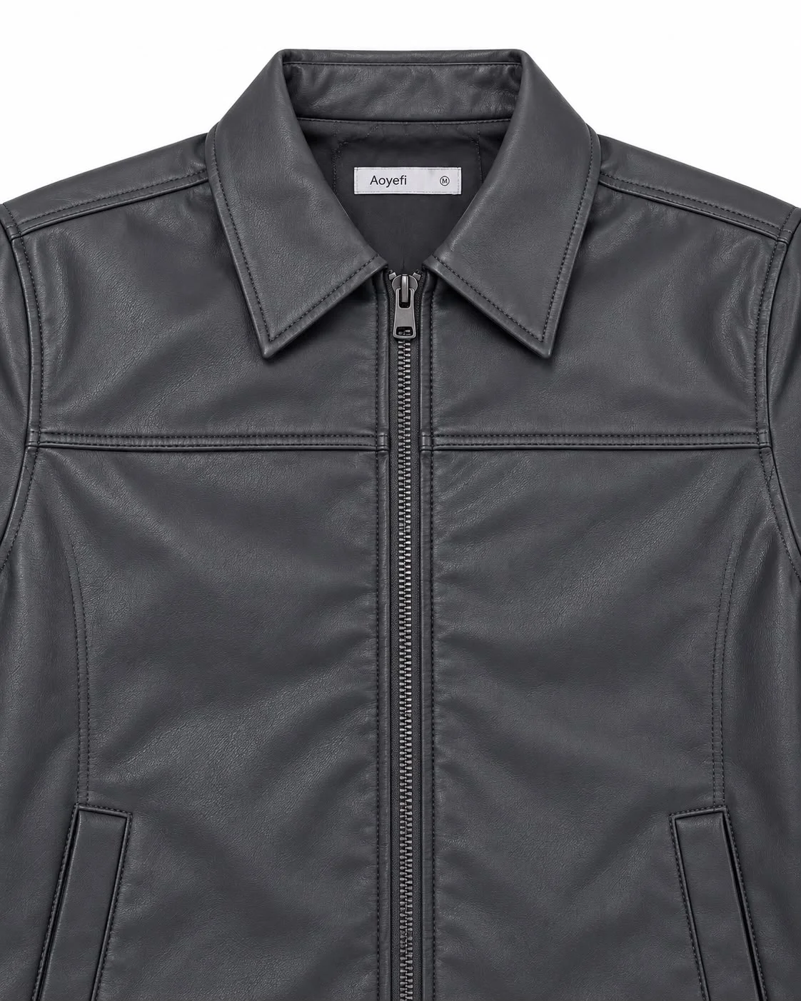 Leather Cooper-line Jacket 