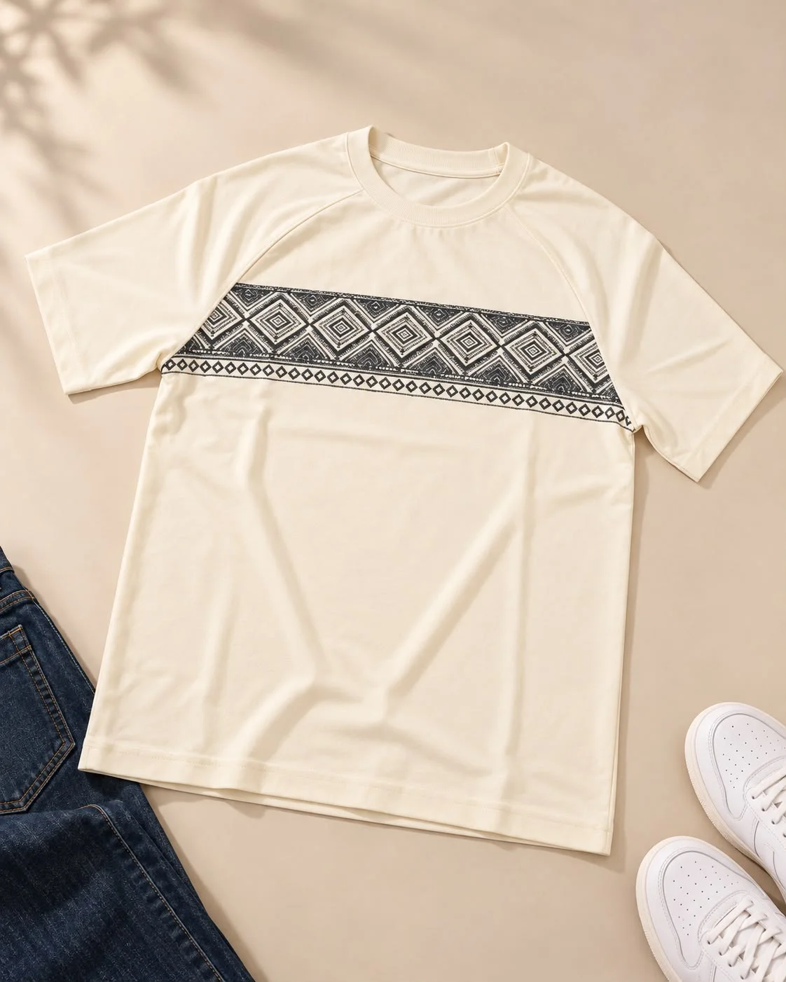 Payoff Mosaic Tee waffle